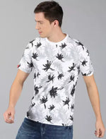 Men T-Shirt Floral Cotton Sweet Touch Tees