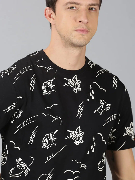 Men T-Shirt Printed Cotton DreamShift