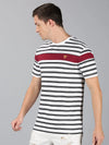 Men T-Shirt Stripes Cotton T-Shirt Planet