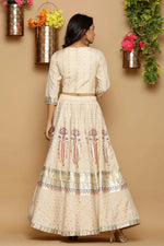 Juniper Ivory Shantoon Printed Lehenga Choli Set