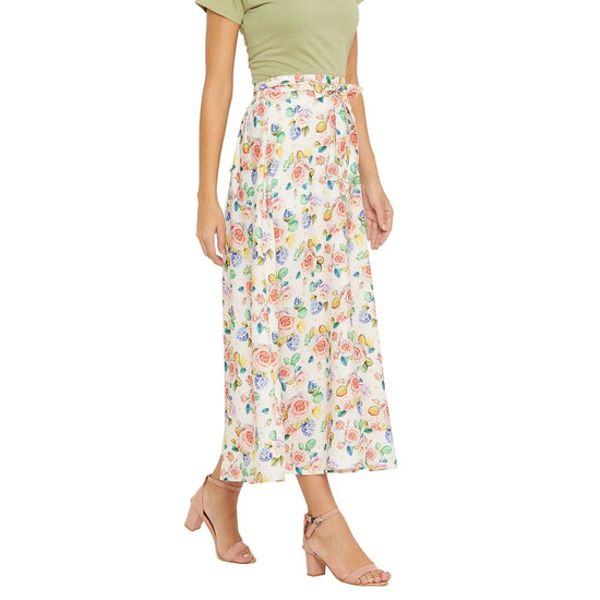 Adults-Women Floral Printed Skirt