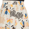 Adults-Women Beige Printed A-Line Mini Skirt