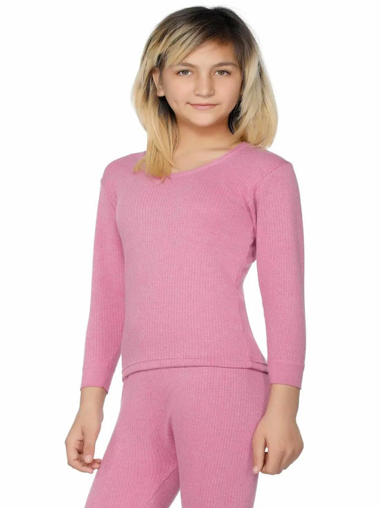 Thermals Unisex Top Round Neck Full Sleeves Solid Fuchsia