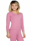 Thermals Unisex Top Round Neck Full Sleeves Solid Fuchsia