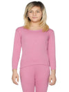 Thermals Unisex Top Round Neck Full Sleeves Solid Fuchsia