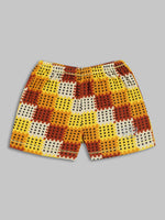 UrGear Yellow Printed Girls Bottomwear