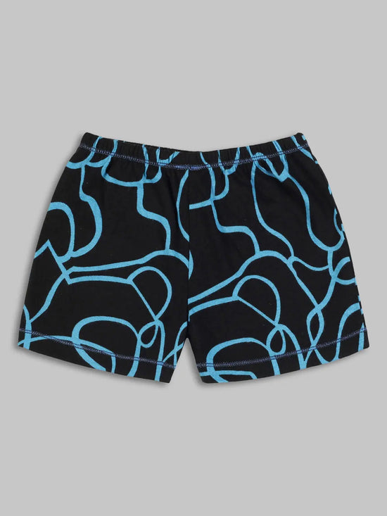 UrGear Blue Printed Girls Bottomwear