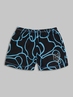 UrGear Blue Printed Girls Bottomwear