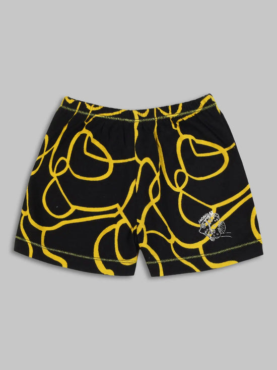 UrGear Bloom Yellow Printed Girls Bottomwear