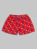 UrGear Light Red Printed Girls Bottomwear