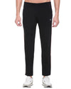 White Moon Solid Men Track Pants Black 1 Pc