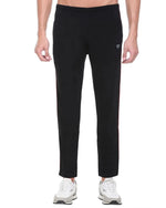 White Moon Solid Men Track Pants Black 1 Pc