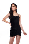 IZF Micro-mini Velvet Dress