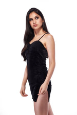 IZF Micro-mini Velvet Dress