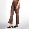 IZF Animal Print Flare Pants