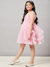 Girl's Raiment Embroidery Dress Pink