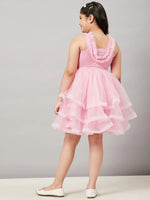 Girl's Raiment Embroidery Dress Pink