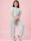 Girl's Boding Solid Jumpsuit Green