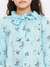 Girl's Outerwear Pro Printed Top with trousers Pant Blue