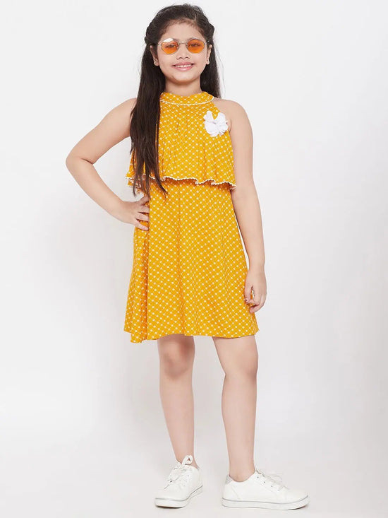 Girl's Fine Clothing Printed Dress Yellow