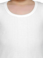 Thermals Boys Top Round Neck Full Sleeves Solid White