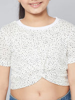 Girl's Likely Trends White Printed Top