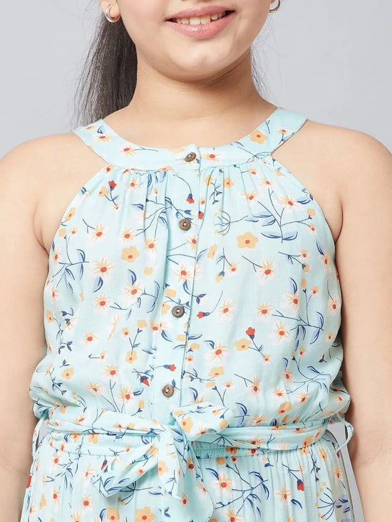 Girl's Likely Printed Jumpsuit Green