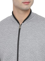 Trufit Men's Grey Full Sleeves Sweatshirt