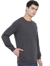 Trufit Men's Anthra Full Sleeves Sweatshirt