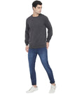 Trufit Men's Anthra Full Sleeves Sweatshirt