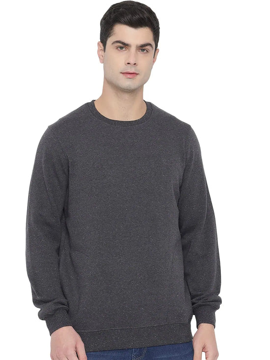 Trufit Men's Anthra Full Sleeves Sweatshirt