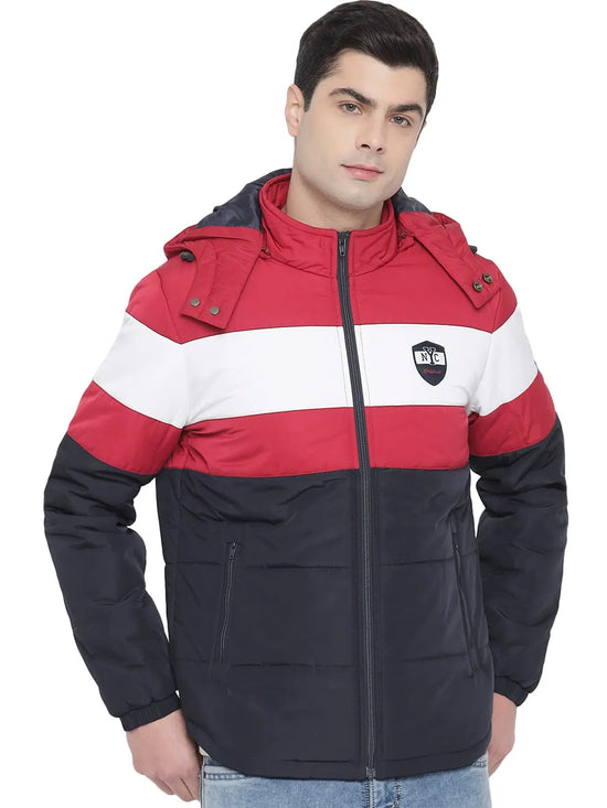 Trufit Men's Solid Full Sleeves Jacket