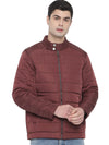 Trufit Men's Maroon Full Sleeves Jacket