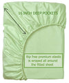 100% Tencel Lyocell Fitted Sheet - Mint - King