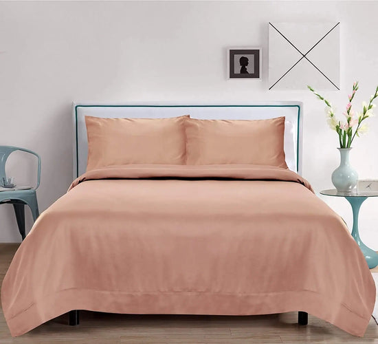 100% Tencel Lyocell Fitted Sheet - Rose Gold - California King