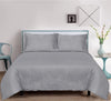 100% Tencel Lyocell Core Duvet Set - Silver - California King