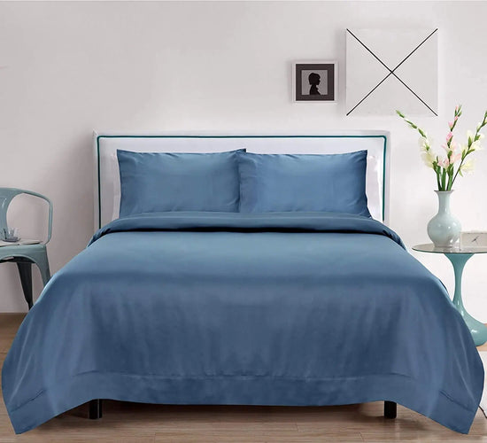 100% Tencel Lyocell Fitted Sheet - Bahamas Blue - California King