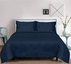 100% Tencel Lyocell Core Duvet Set - Navy Blue - Twin Xl