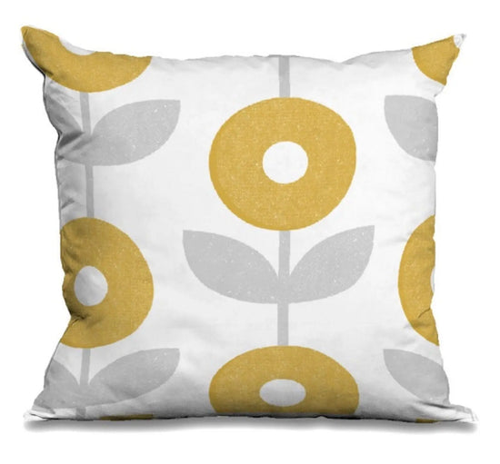 Digital Printed Cushion - White - Size -45*45 cms