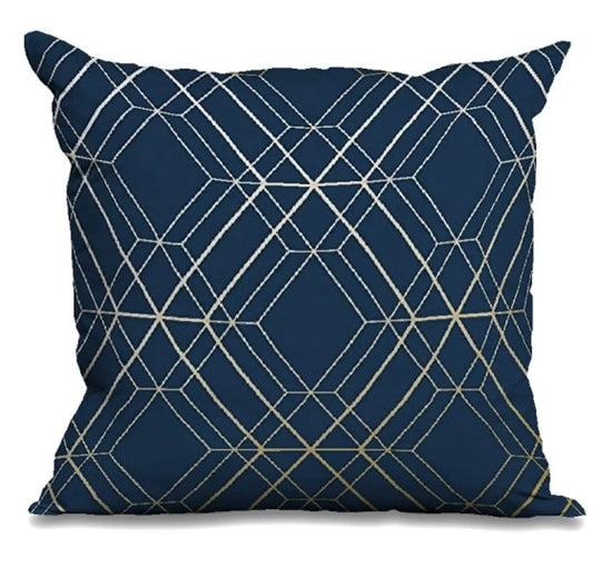 Digital Printed Cushion - Blue - Size -45*45 cms