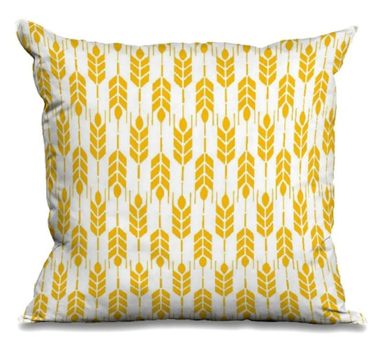 Digital Printed Cushion - Size -45*45 cms - Yellow Print