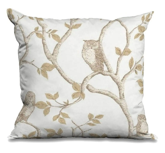 Digital Printed Cushion - Size -45*45 cms - Owl Print