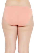 Low Waist Bikini Panty in Peach Colour - Cotton