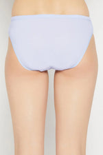 Low Waist Bikini Panty in Baby Blue - Cotton-PN3506P03-XXL