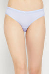 Low Waist Bikini Panty in Baby Blue - Cotton-PN3506P03-XXL