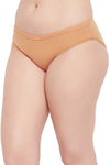 Low Waist Bikini Panty in Cream Colour - Cotton