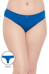 Low Waist Thong in Electric Blue - Cotton