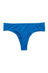 Low Waist Thong in Electric Blue - Cotton