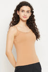 Chic Basic Camisole in Nude Colour - Cotton