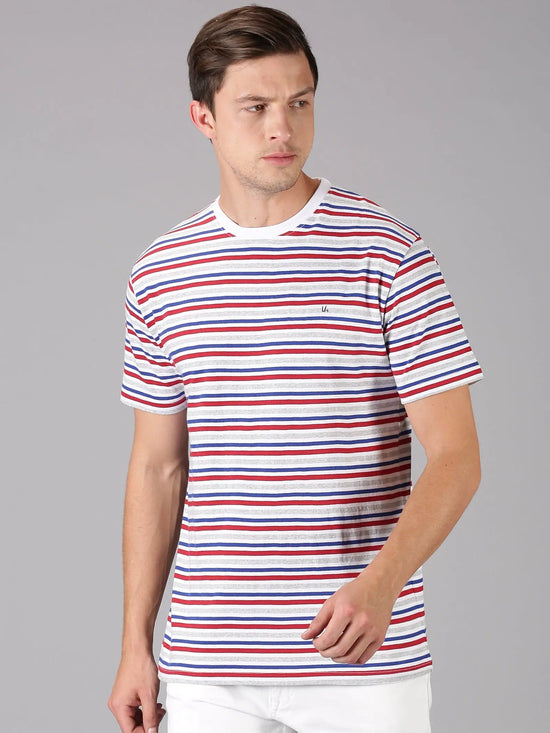 UrGear Men's Stripes T-shirt-UrM004121pS